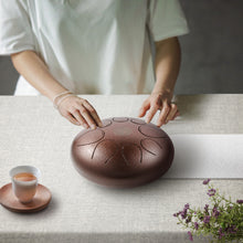 Load image into Gallery viewer, 10 inch 8 notes Steel Tongue Drum with Mallets and Bag