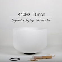 Load image into Gallery viewer, 440Hz 16inch Crystal Singing Bowl with various Notes