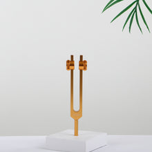 Load image into Gallery viewer, Metal Tuning Fork SACRAL Chakra 210.42Hz Orange Color