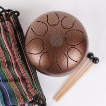 Load image into Gallery viewer, 8-inch Pentatonic Scale Steel Tongue Drum with Mallets and Bag