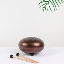Load image into Gallery viewer, 10 inch 8 notes Steel Tongue Drum with Mallets and Bag