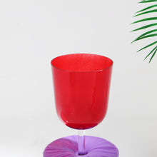 Load image into Gallery viewer, 440Hz C note Red Handle Crystal Singing Bowl with Hard Traveling Case and Mallet