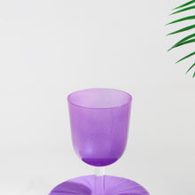 Load image into Gallery viewer, 440Hz B note Purple Handle Crystal Singing Bowl