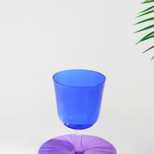 Load image into Gallery viewer, 440Hz A note Indigo Handle Crystal Singing Bowl with Hard Traveling Case and Mallet