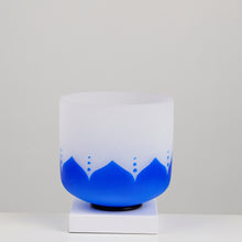 Load image into Gallery viewer, 432Hz Perfect Pitch 7notes 7colors Lotus Design 7chakra Crystal Singing Bowls with Mallets and Bags Full Set