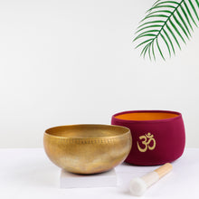 Load image into Gallery viewer, Tibetan Singing Bowl 7note Set with Soft Case Carry Bag and Special Mallets