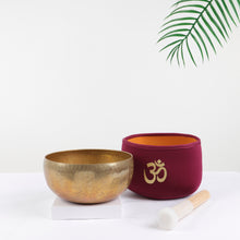 Load image into Gallery viewer, Tibetan Singing Bowl 7note Set with Soft Case Carry Bag and Special Mallets