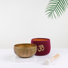 Load image into Gallery viewer, Tibetan Singing Bowl 7note Set with Soft Case Carry Bag and Special Mallets