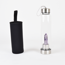 Load image into Gallery viewer, Amethyst Crystal Water Bottle
