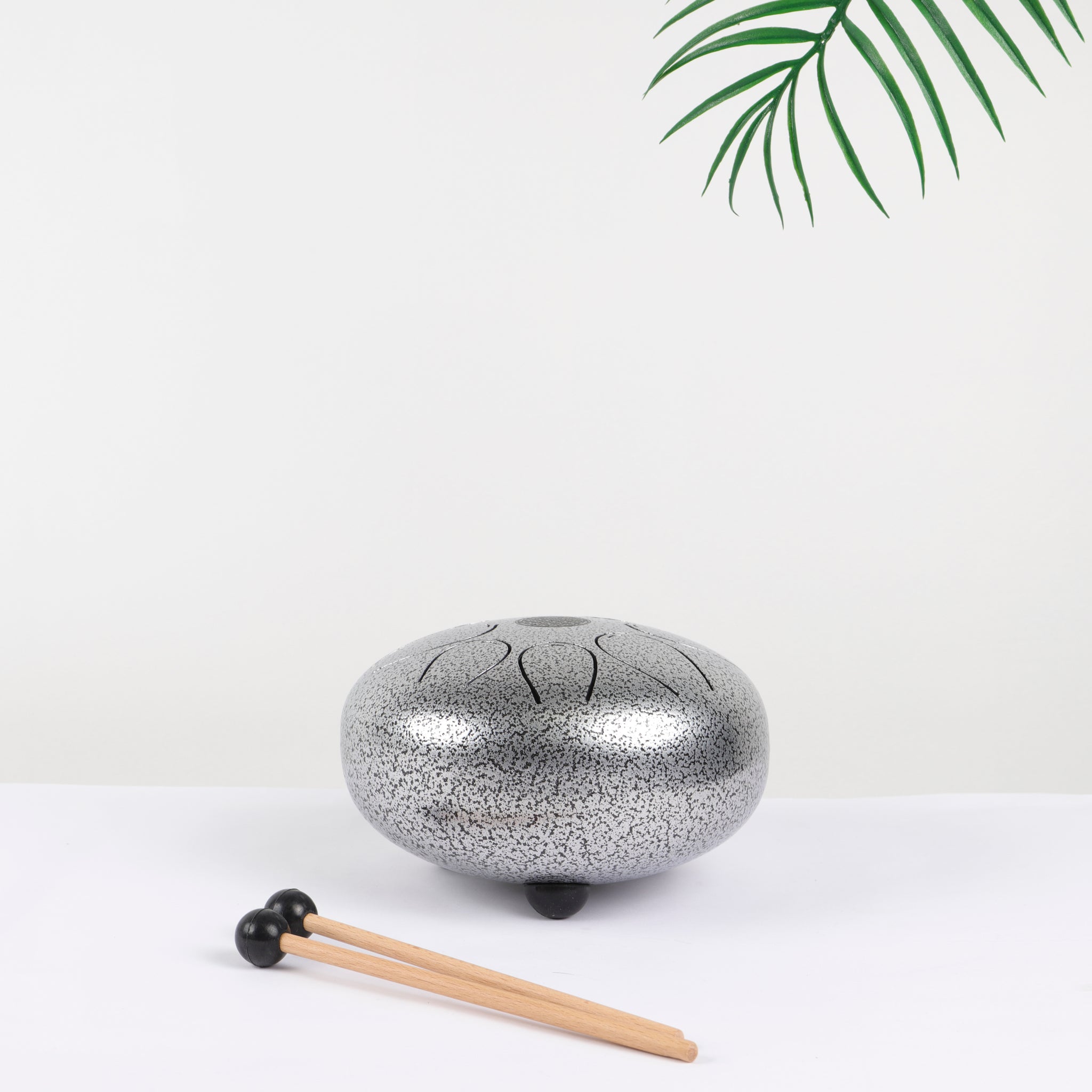 8 inch Pentatonic Scale Steel Tongue Drum with Mallets and Bag uniquestarlight