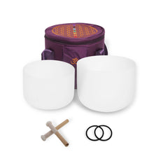 Load image into Gallery viewer, 440Hz 7inch+9inch Crystal Singing Bowls with Mallet COMBO in various notes
