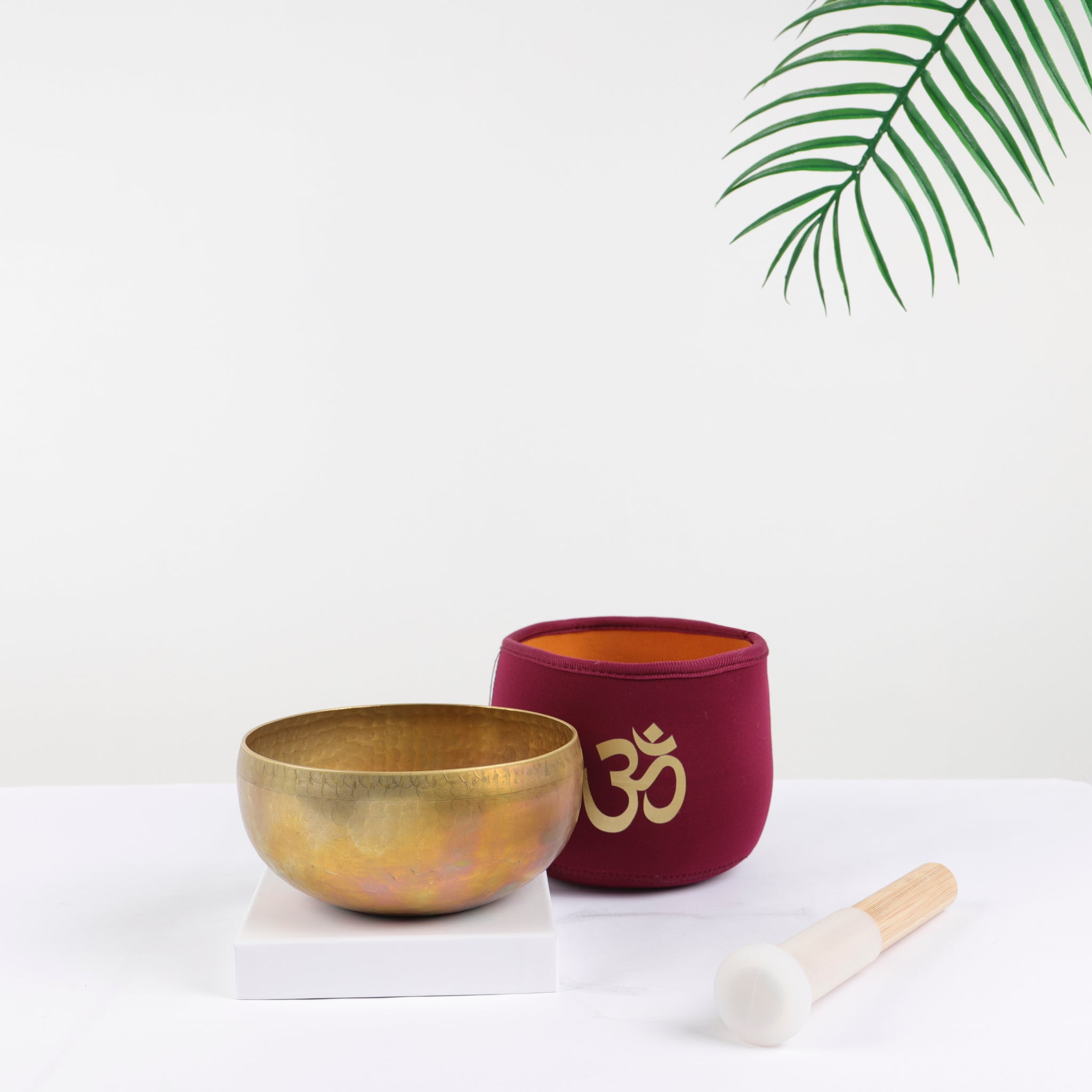 Tibetan Singing Bowl 7note Set with Soft Case Carry Bag and